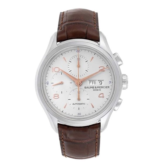 Montre Baume & Mercier Homme Clifton Chronograph in Acier M0A10205 - M0A10205